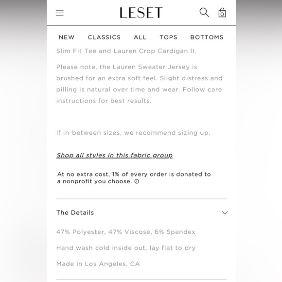 LESET Black Wide Leg Pants - Picture 5 of 7